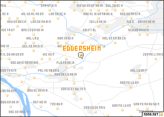 map of Eddersheim