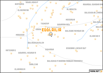 map of Ed Dlaïlia