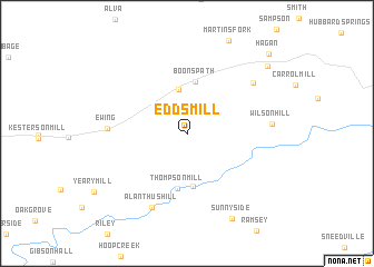 map of Edds Mill