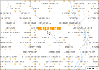 map of Edelbeuren