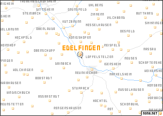 map of Edelfingen