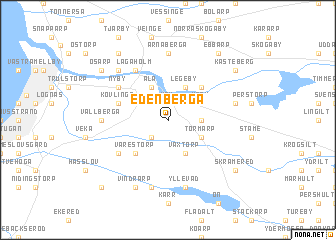 map of Edenberga