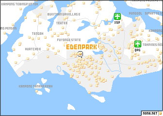 map of Eden Park