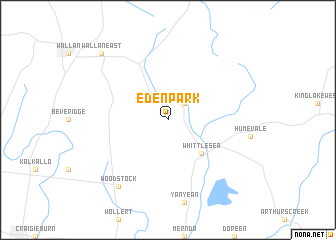 map of Eden Park