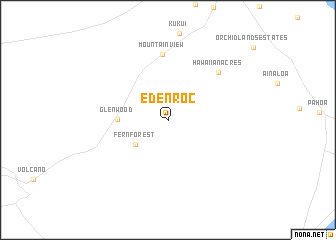 map of Eden Roc