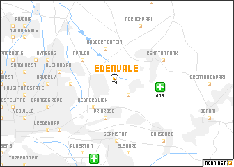 map of Edenvale