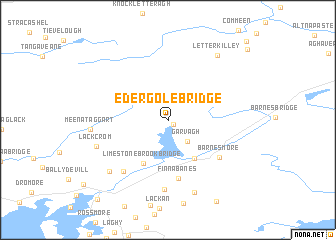 map of Edergole Bridge