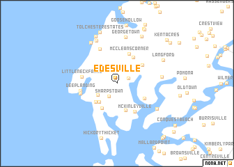 map of Edesville