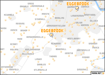 map of Edgebrook