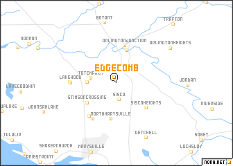 map of Edgecomb