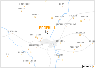 map of Edgehill