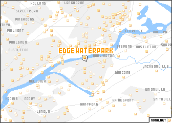 map of Edgewater Park