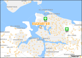 map of Edgewater