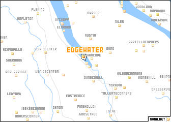 map of Edgewater