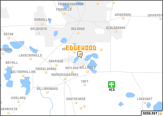 map of Edgewood