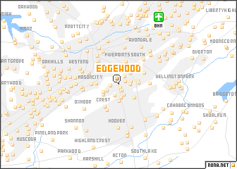 map of Edgewood