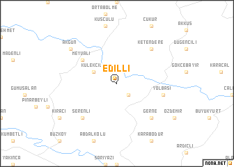 map of Edilli