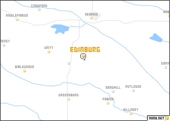 map of Edinburg