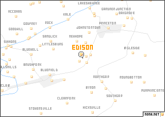 map of Edison