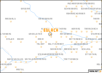 map of Edlach