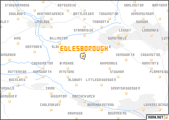 map of Edlesborough