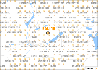 map of Edling