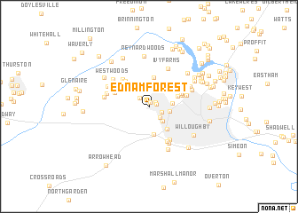 map of Ednam Forest