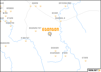 map of Edondon