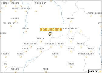 map of Edoumdané