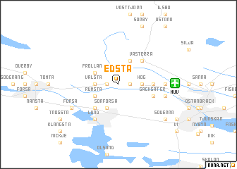 map of Edsta
