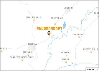 map of Edwardsport