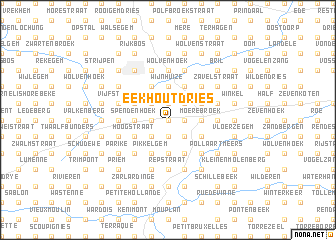 map of Eekhoutdries