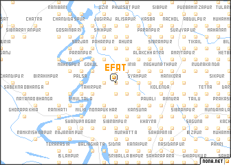 map of Efat