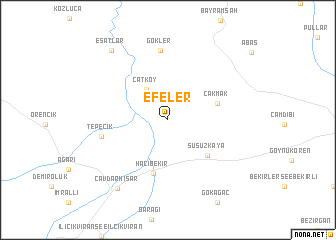 map of Efeler