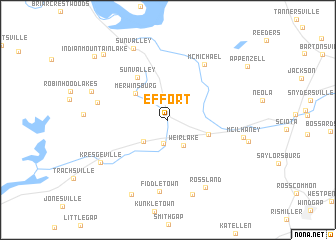 map of Effort