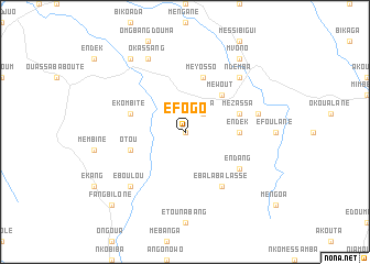 map of Efogo