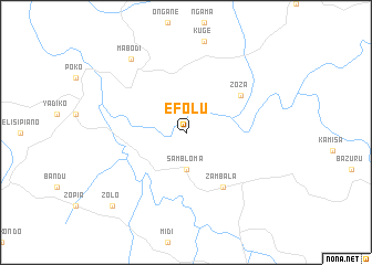 map of Efolu