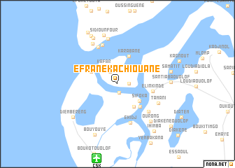 map of Efrane Kachiouane