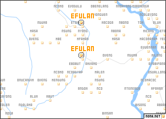 map of Efulan
