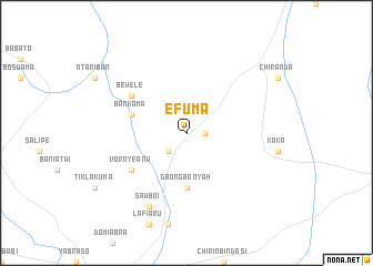 map of Efuma
