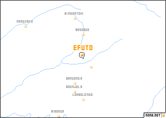 map of Efuto