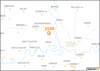 map of Egam