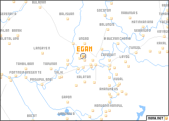 map of Egam