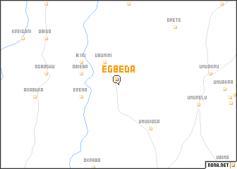 map of Egbeda