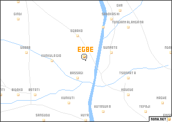 map of Egbe