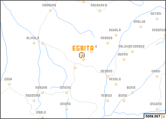 map of Egbita