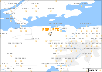 map of Egelsta