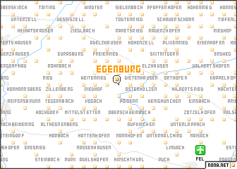 map of Egenburg