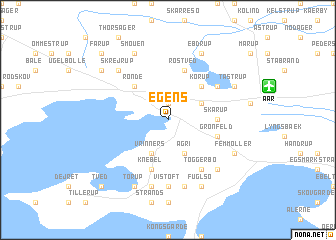 map of Egens