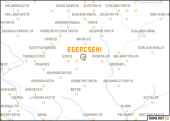 map of Egercsehi